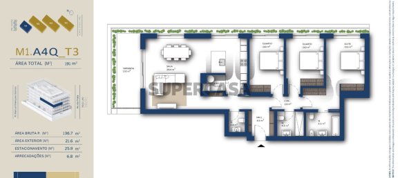 3 bedrooms Apartment in Vila Nova de Gaia, Portugal No. 160826 7