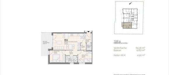 3 rooms Apartment in Ried im Innkreis, Austria No. 138526 4