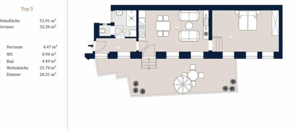 2 rooms Apartment in Neubau, Austria No. 196578 15