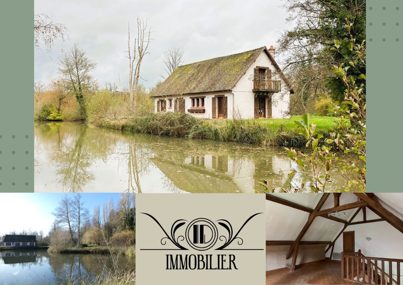 3 غرف نوم منزل في Saint-Gondon, France رقم 152583