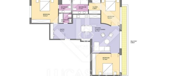 Apartamento T3 em Ciutat Vella, Spain N.º 148492 2