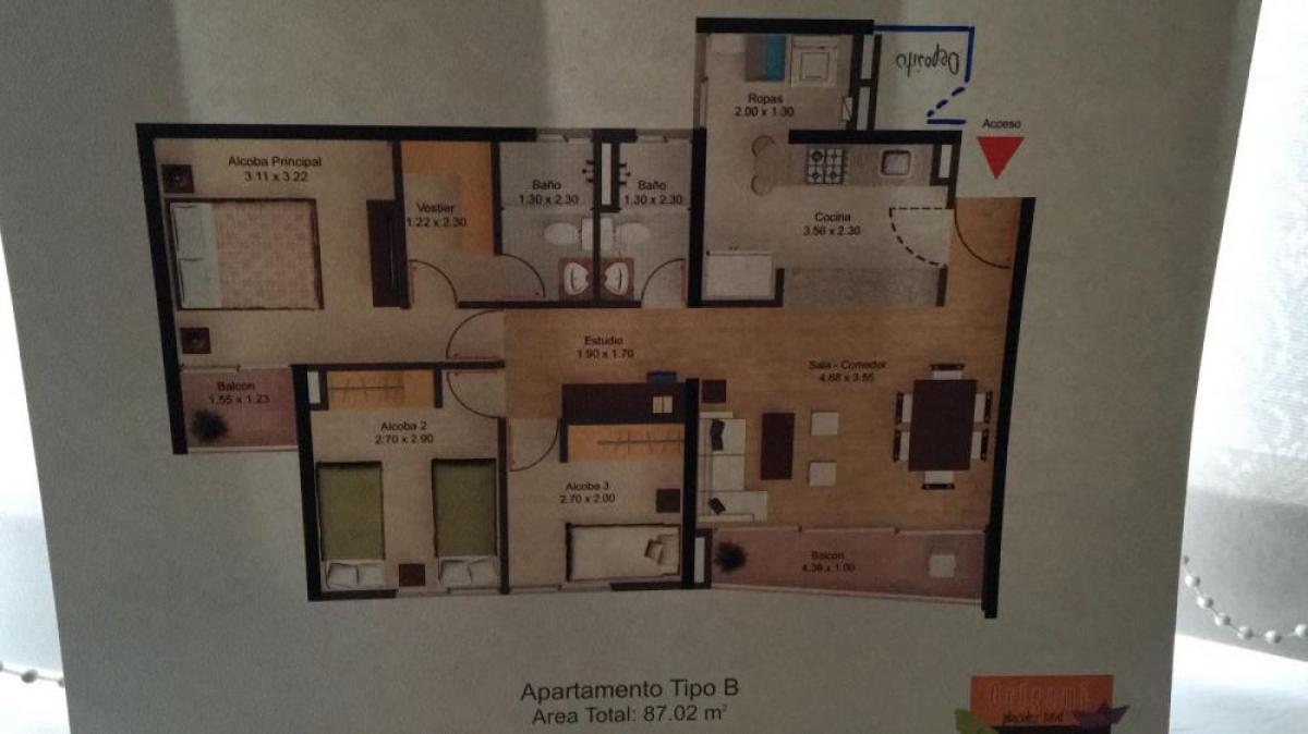 3 bedrooms Apartment in Bogota, Colombia No. 9652