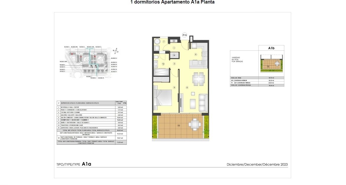 1 bedroom Apartment in Torrevieja, Spain No. 285587