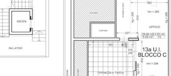 Офис 90м² в Понте Буджанезе, Италия № 282125 24