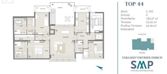 4 rooms Penthouse in Wieden, Austria No. 188087 9