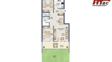 2 غرف نوم شقة في Feldkirch, Austria رقم 177630