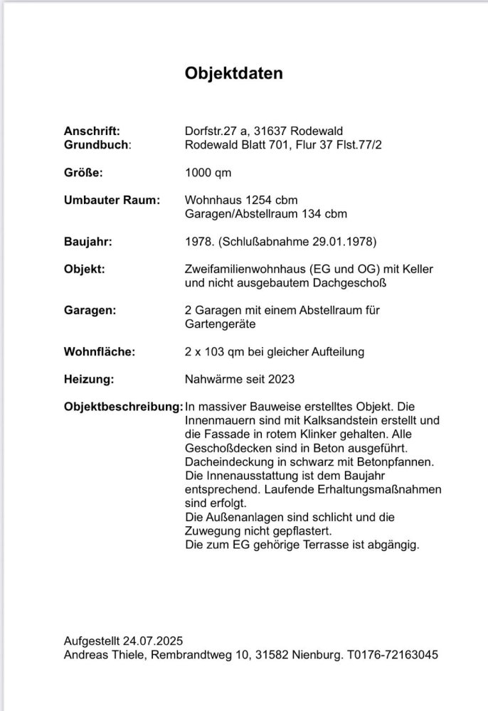 2 غرف نوم تاون هاوس في Nienburg, Germany رقم 245309