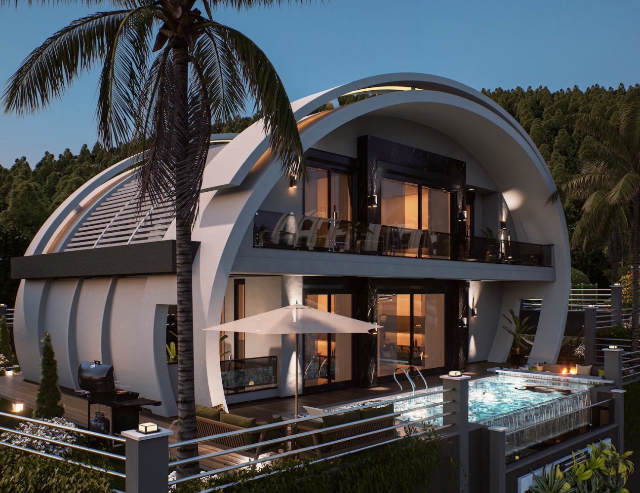 Villa 3+1 in Alanya, Turkey No. 23663