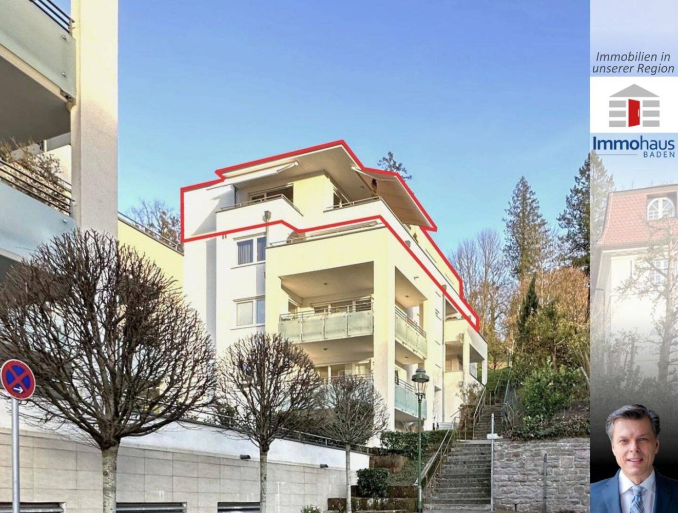 Пентхаус с 3 спальнями в Баден-Баден, Германия № 238320