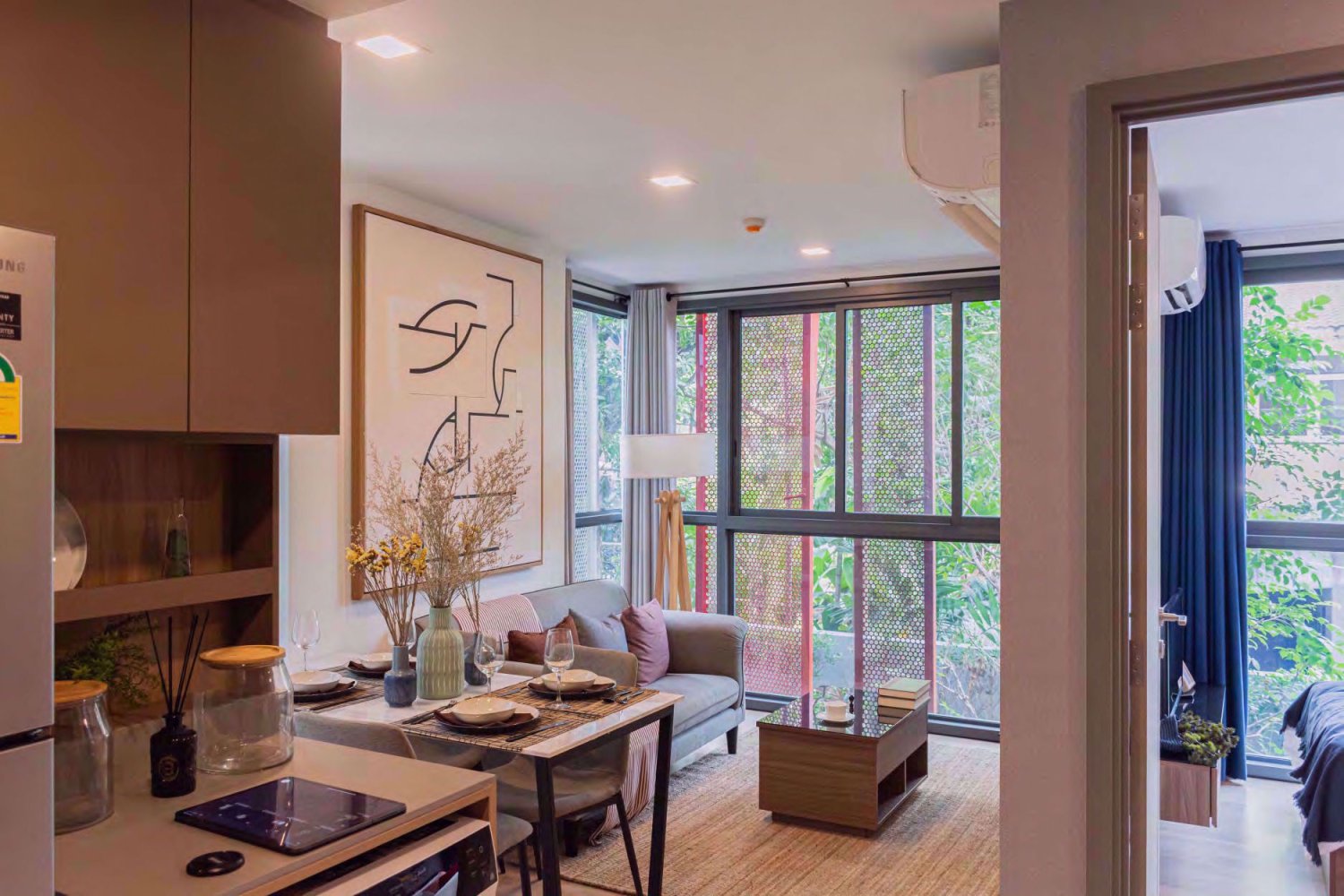 شقة 2 غرف نوم  في Taka Haus Ekamai 12 Bangkok, Thailand رقم 29830