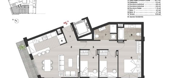 3 bedrooms Apartment in Badalona, Spain No. 2409 7