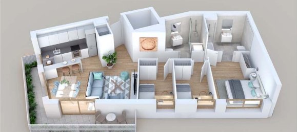 3 bedrooms Apartment in Badalona, Spain No. 2409 8