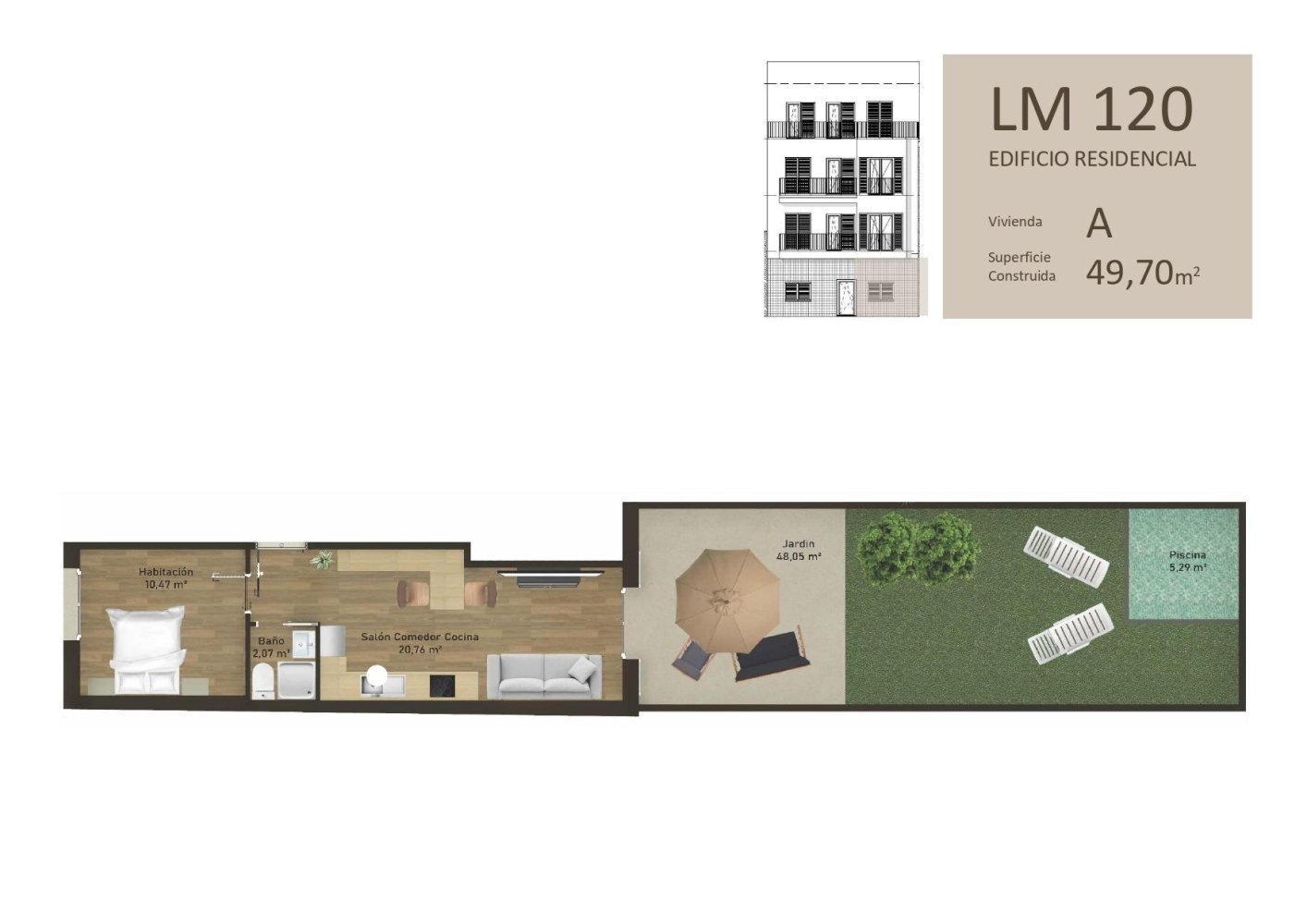 1 bedroom Apartment in Palma de Majorca, Spain No. 269572