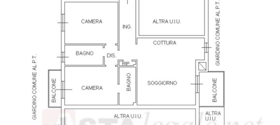 3 rooms Apartment in Vimercate, Italy No. 3795 15
