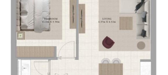 Квартира с 1 спальней в Дубай Хилс Эстейт, ОАЭ № 14884 2