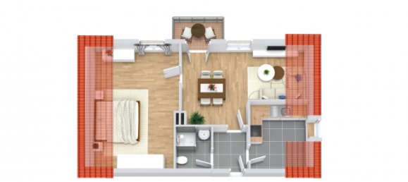 2 rooms Apartment in Celle, Germany No. 25698 10