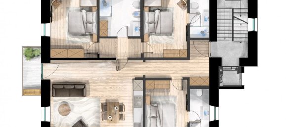 4 rooms Apartment in Borgo d'Anaunia, Italy No. 276693 5