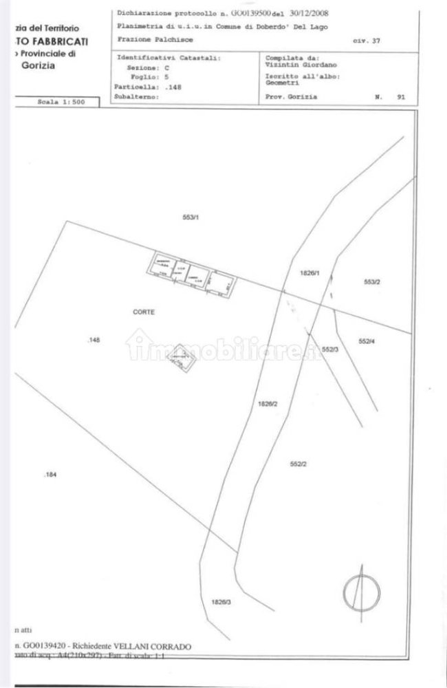 Дом с 4 комнатами в Гориция, Италия № 300427