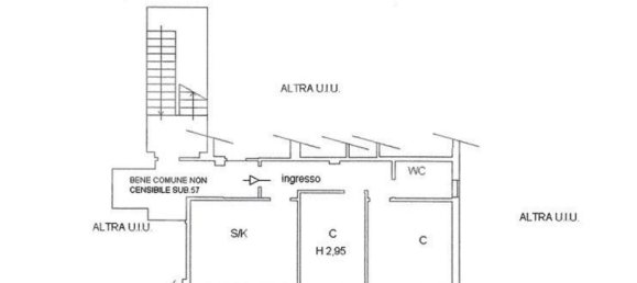 Квартира с 3 комнатами в Борджо Верецци, Италия № 57639 32