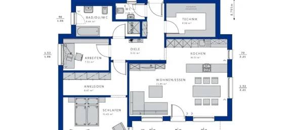 3-Zimmer Bungalow in Ammerland, Germany, Nr. 339794 3