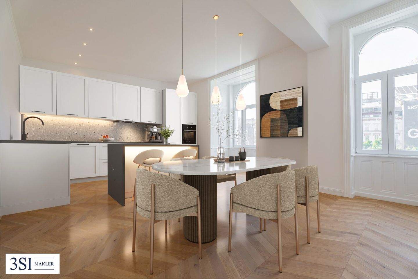 4-salle Appartement à Mariahilf, Austria No. 133956