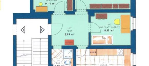 2 غرف نوم شقة في Sachsische Schweiz-Osterzgebirge, Germany رقم 164485 2