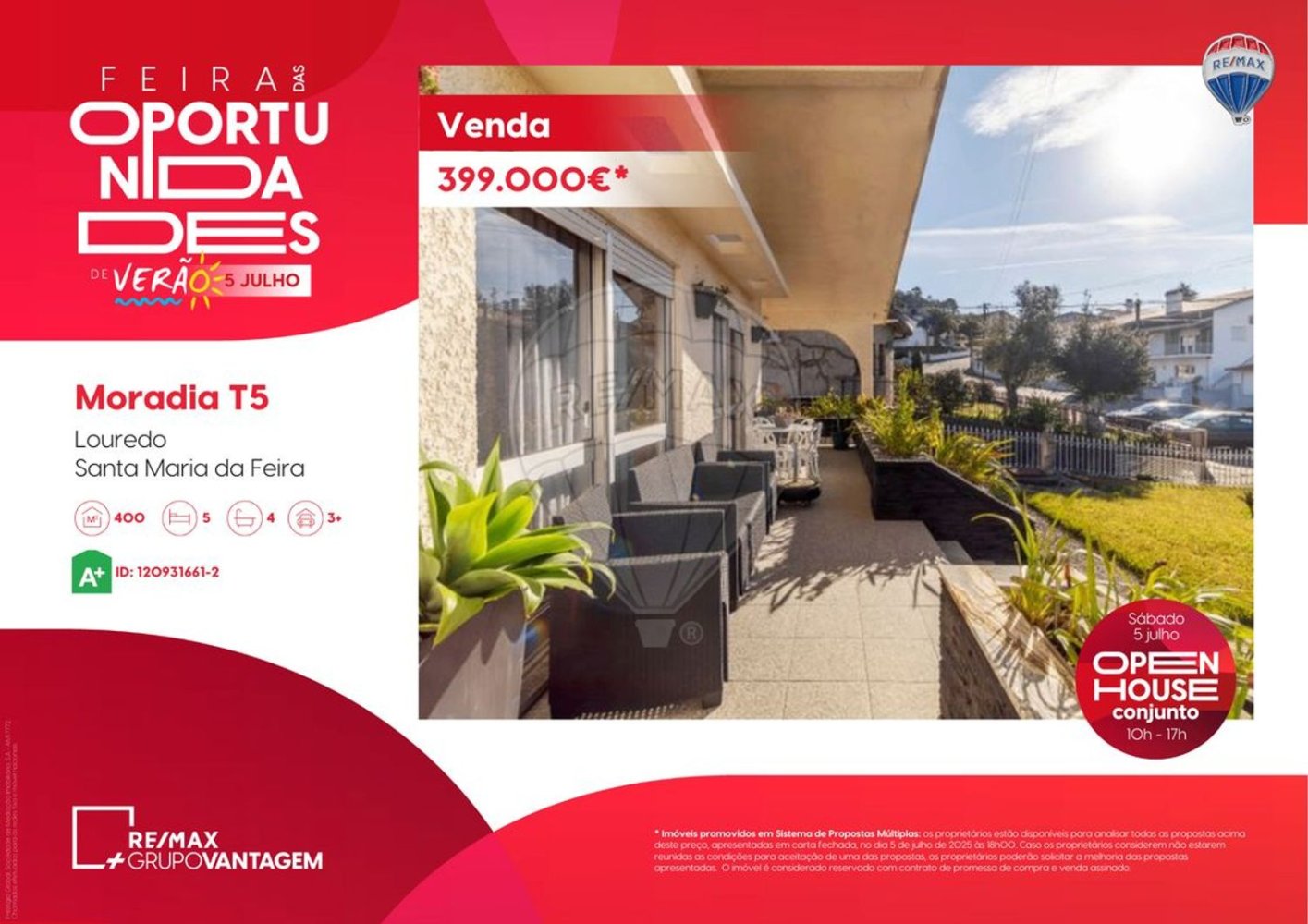 Casa de 5 dormitorios en Santa Maria da Feira, Portugal No. 25367