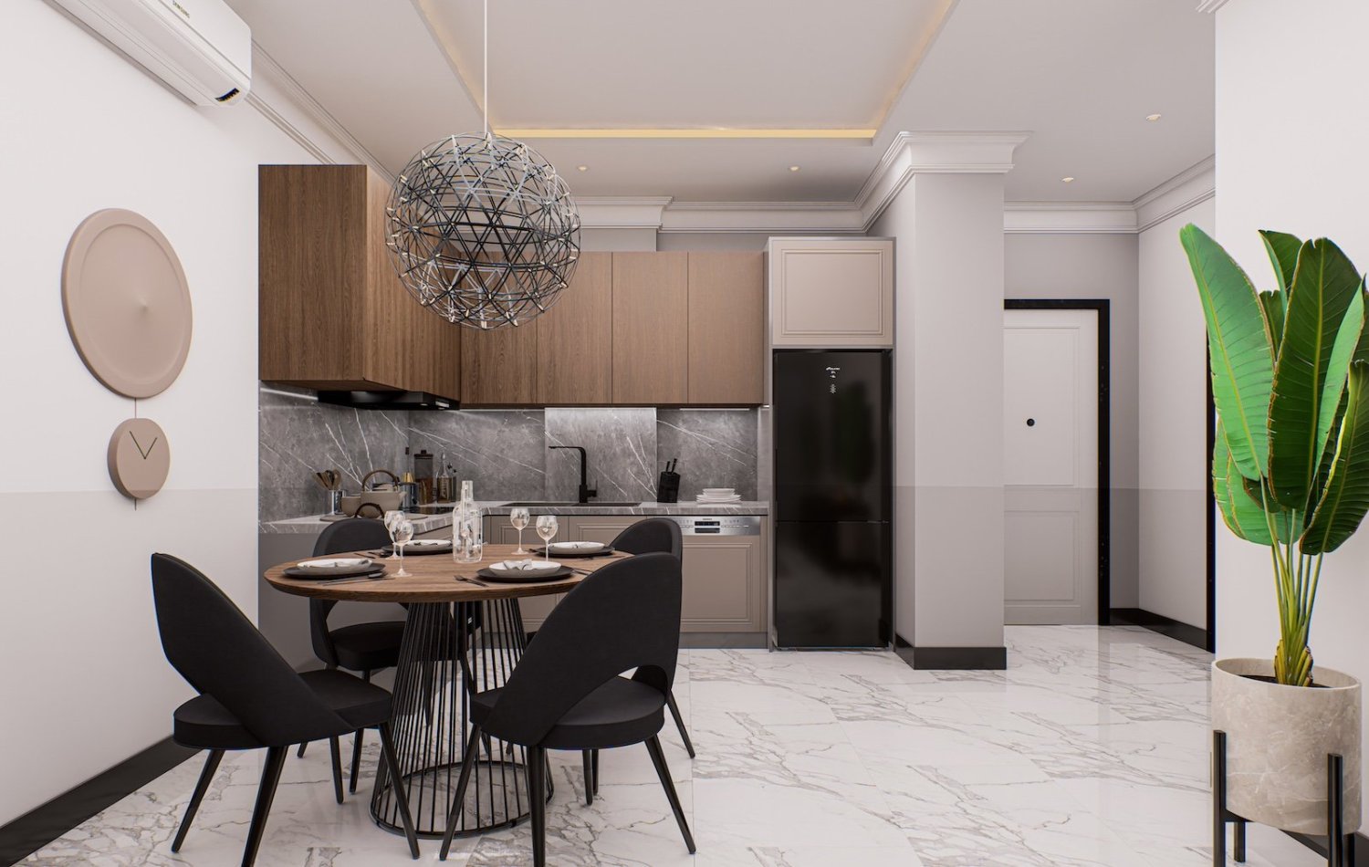 Wohnung 1+1 in Alanya, Turkey, Nr. 31865