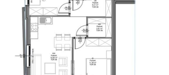 2غرفة شقة في Liesing, Austria رقم 139601 11