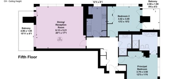 2 Schlafzimmer Wohnung in London, United Kingdom, Nr. 5209 17