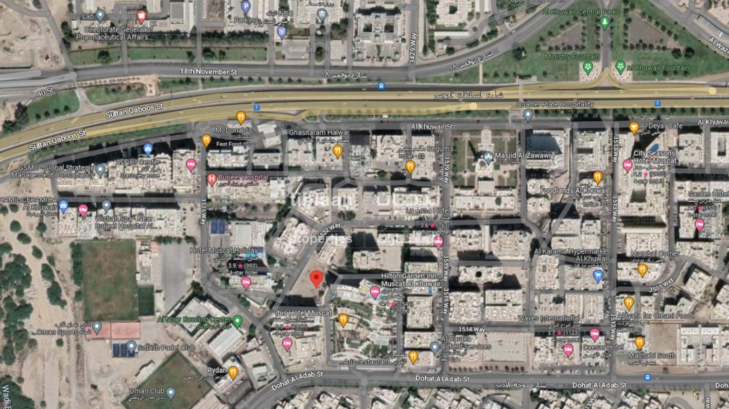  تاون هاوس في Al Khuwair, Oman 1558متر مربع رقم 175