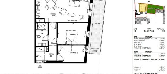 2 Schlafzimmer Wohnung in Montreuil, France, Nr. 165244 4