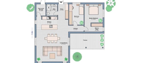 2 chambres Bungalow à Schleswig-Holstein, Germany No. 23953 4