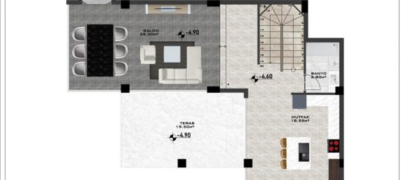 Villa de 4 divisões em Kargicak, Turkey N.º 9900 18