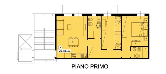 2 Schlafzimmer Wohnung in Lentate sul Seveso, Italy, Nr. 3842 8