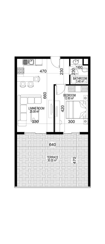 Apartment 1+1 in Yekta Kingdom Premium, Mahmutlar, Turkey No. 36339 1