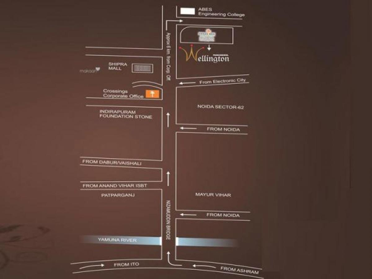 2 bedrooms House in Ghaziabad, India No. 55715