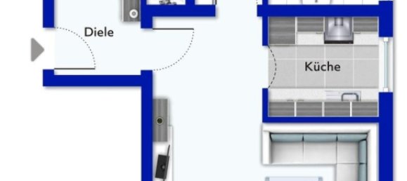 3-salle Appartement à Dortmund, Germany No. 222405 7