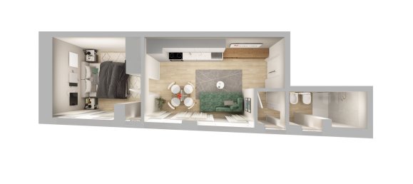 2 rooms Apartment in Milan, Italy No. 287647 12