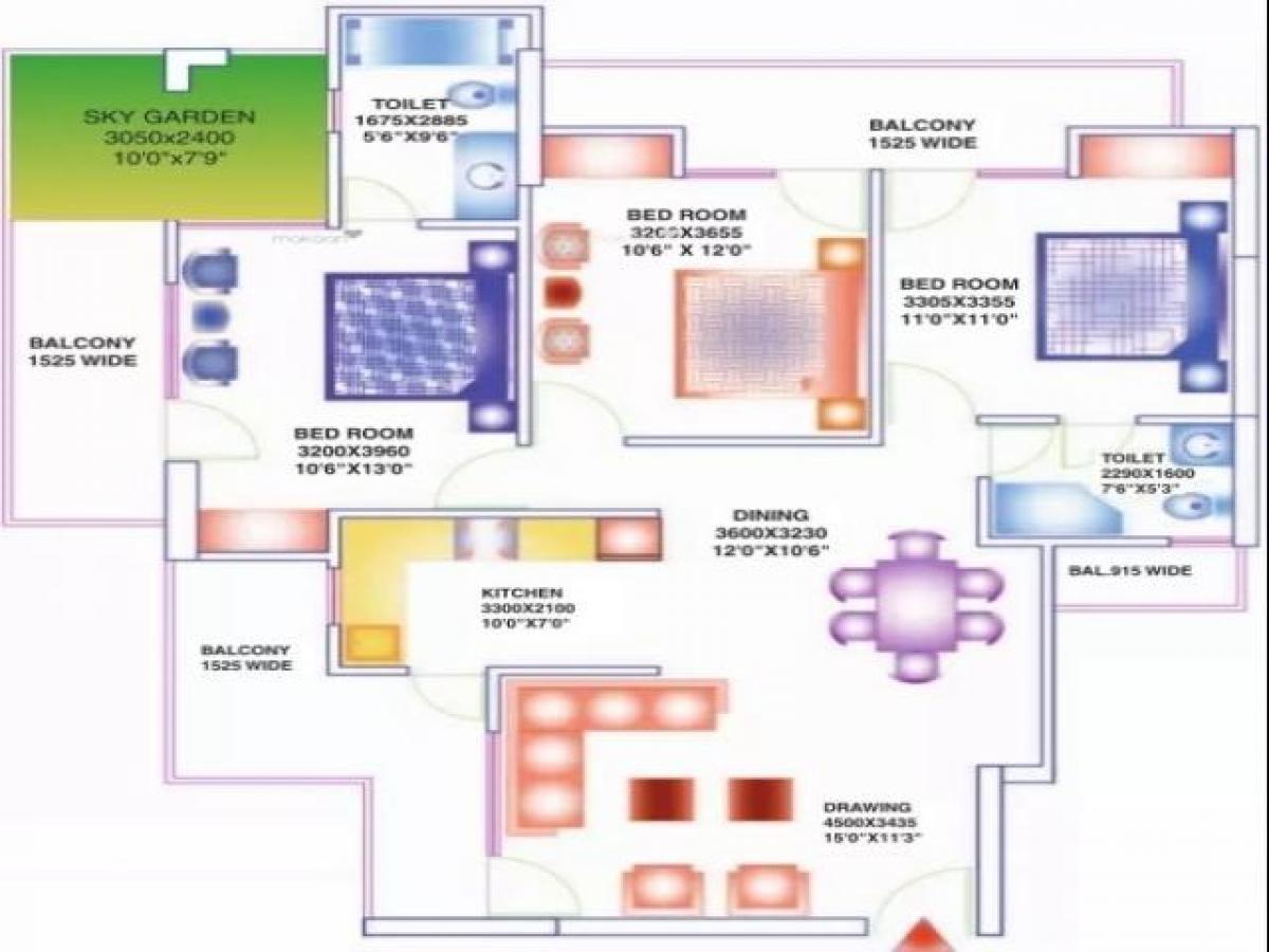 3 bedrooms House in Ghaziabad, India No. 28173