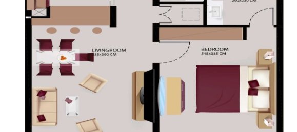 Apartamento T1 em Jumeirah Village Circle, UAE N.º 12180 7