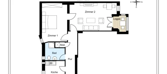 Квартира с 1 спальней в Штеглиц, Германия № 88891 5