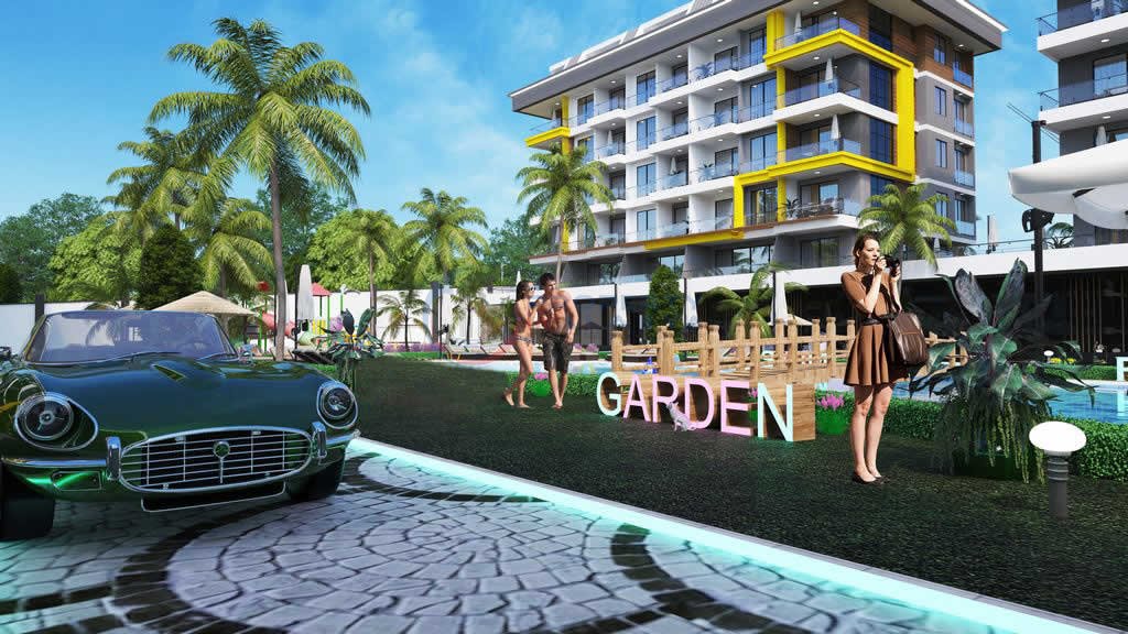 Wohnung 1+1 in Alanya, Turkey, Nr. 47008