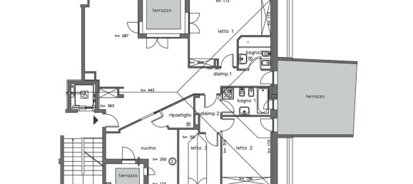 4غرفة شقة في Bergamo, Italy رقم 263194 33