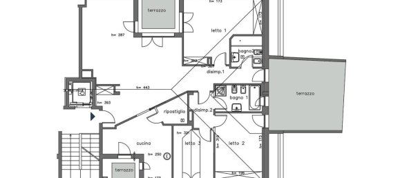 4غرفة شقة في Bergamo, Italy رقم 263194 28