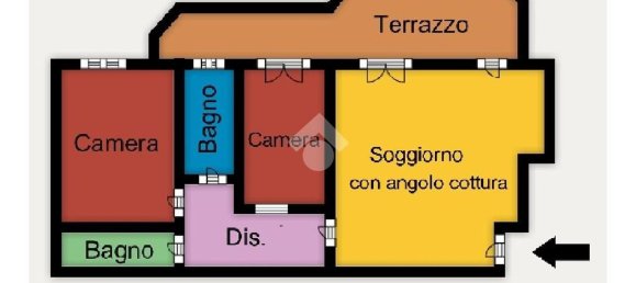 Квартира с 3 спальнями в Сассари, Италия № 343426 26