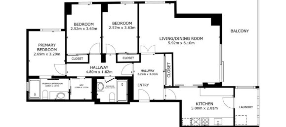 3 bedrooms Apartment in Valencia, Spain No. 82414 14