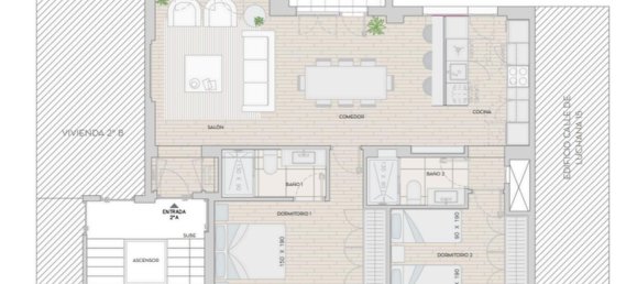 2 Schlafzimmer Wohnung in Madrid, Spain, Nr. 122561 8