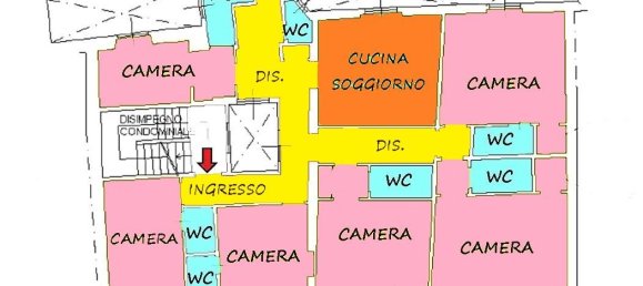7 rooms Apartment in Florence, Italy No. 164491 8