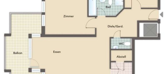 3غرفة شقة في Rosrath, Germany رقم 22763 3